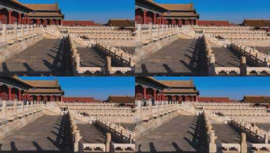 北京故宫中和殿延时 1-A7RM3 Zhonghe East高清在线视频素材下载