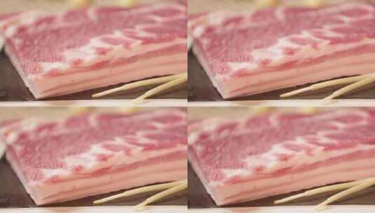 五花肉猪肉高清在线视频素材下载