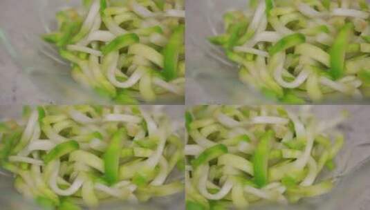 腌制芥菜榨菜脱水高清在线视频素材下载