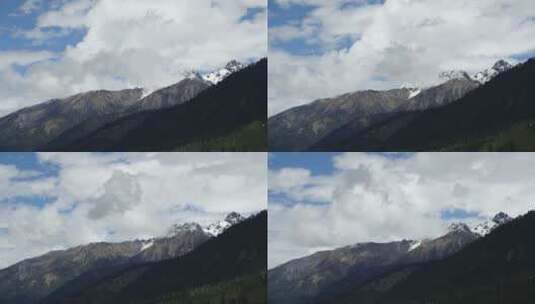 西藏G318雪山延时高清在线视频素材下载
