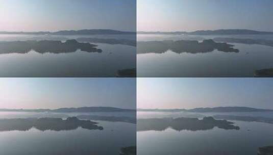 重庆长寿湖高空航拍高清在线视频素材下载