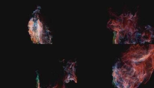 火焰烟雾粒子魔法特效背景元素 (11)高清在线视频素材下载