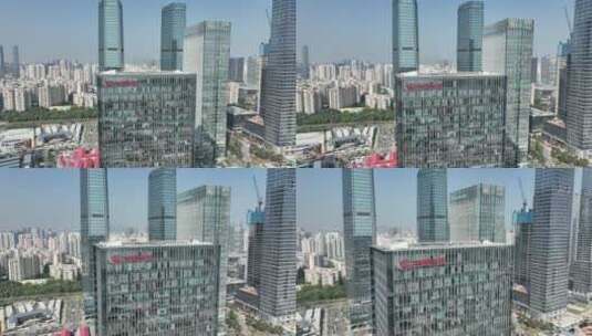 中铁南方总部大厦高清在线视频素材下载
