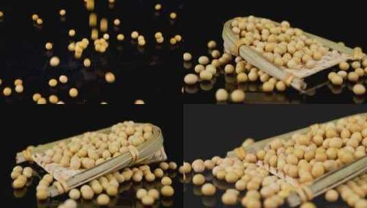 黄豆 豆子高清在线视频素材下载