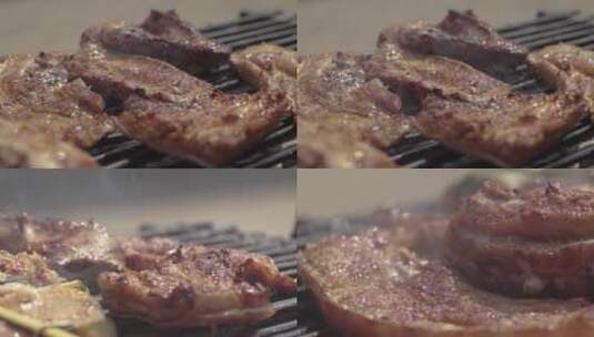 傣味烤肉高清在线视频素材下载