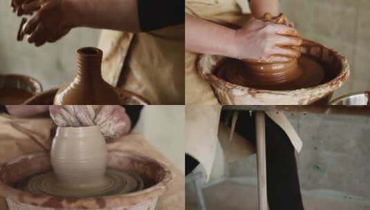 景德镇陶瓷瓷器高清在线视频素材下载