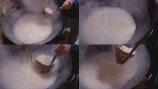 长沙特色美食米粉煮米粉高清在线视频素材下载