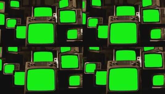 80年代和90年代电视绿屏高清在线视频素材下载