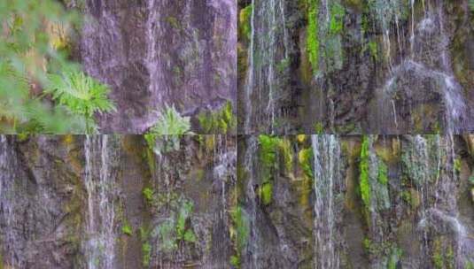 公园瀑布流水高清在线视频素材下载