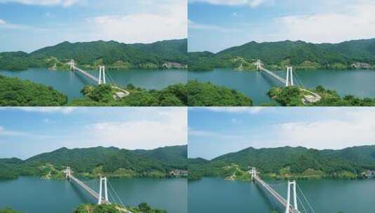 中国湖南株洲市酒仙湖风景区高清在线视频素材下载