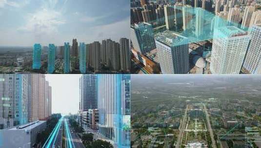 科技现代化城市特效高清在线视频素材下载