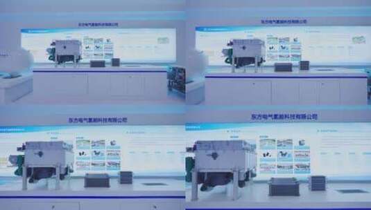 重庆智博会汽车配件展示高清在线视频素材下载
