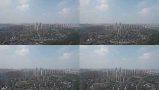 安徽蚌埠城市风光航拍高清在线视频素材下载