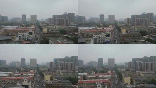 河北邯郸城市风光航拍高清在线视频素材下载