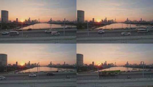 琶洲大桥高清在线视频素材下载
