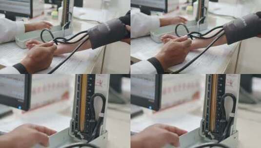 测量血压高清在线视频素材下载