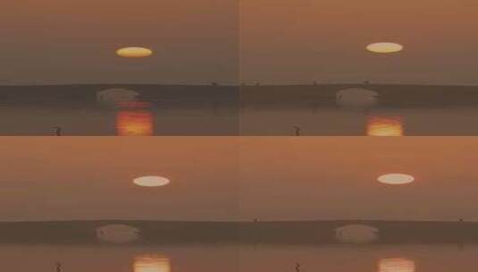 杭州西湖清晨山色空蒙竖版空镜高清在线视频素材下载