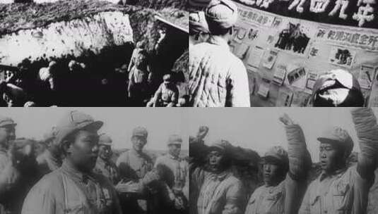 解放战争 火线入党高清在线视频素材下载