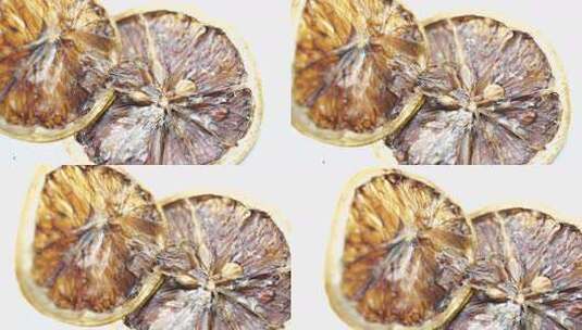 柠檬 柠檬片 柠檬干 泡茶 中药 酸高清在线视频素材下载
