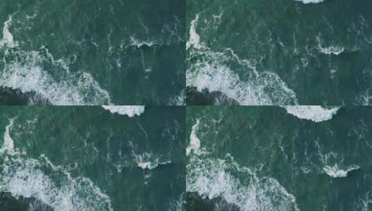 波涛汹涌的海洋高清在线视频素材下载