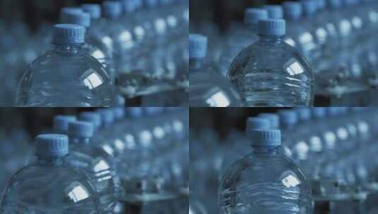 瓶装水输送机技术高清在线视频素材下载