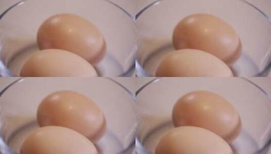 打鸡蛋磕鸡蛋炒鸡蛋高清在线视频素材下载