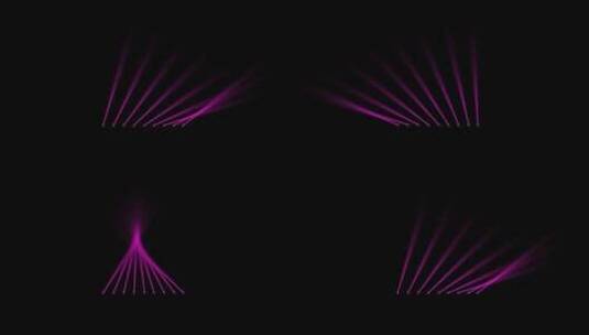 带通道光束光束光束灯紫光束高清在线视频素材下载