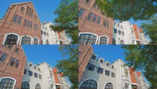 欧洲小镇欧式建筑高清在线视频素材下载