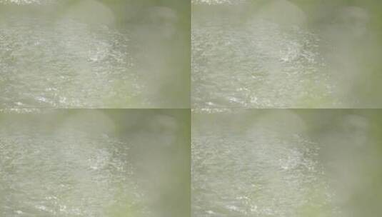 唯美小溪小溪波光粼粼房地产素材小桥流水高清在线视频素材下载