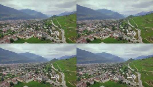 瑞士小镇高清在线视频素材下载