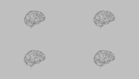 医学 大脑 脑科学 三维 脑ct1 模型高清在线视频素材下载