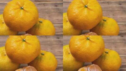 新鲜水果丑橘四川不知火4k视频高清在线视频素材下载