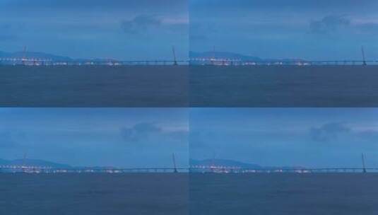 【正版8K素材】深圳湾大桥延时高清在线视频素材下载