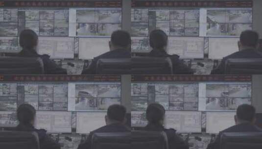 公安110指挥中心高清在线视频素材下载