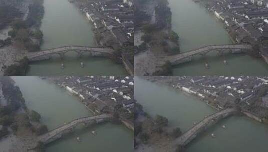 拱宸桥 大运河 航拍 杭州 5高清在线视频素材下载