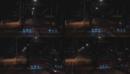 厦门国际货运码头高清在线视频素材下载