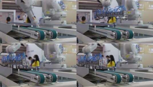 工业生产机器人2高清在线视频素材下载