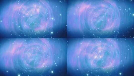 4K抽象无缝循环运动银河螺旋蓝色科技背景高清在线视频素材下载