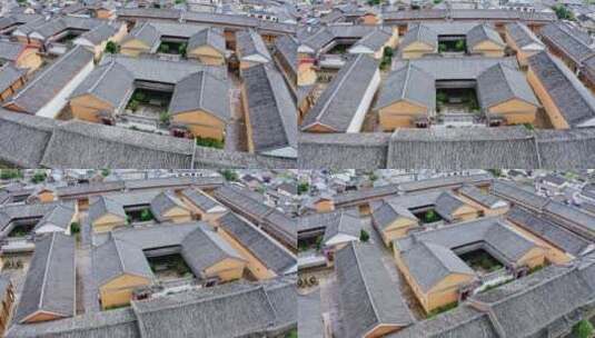 航拍大理剑川古城古建筑高清在线视频素材下载