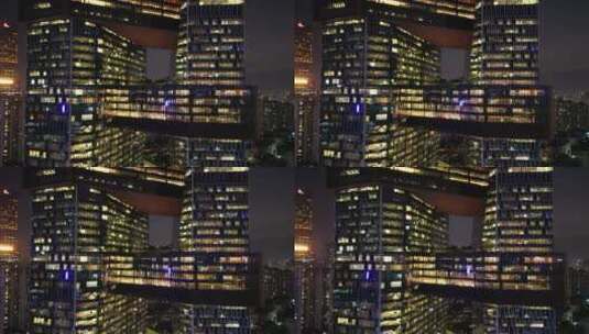 深圳市软件产业基地夜景高清在线视频素材下载