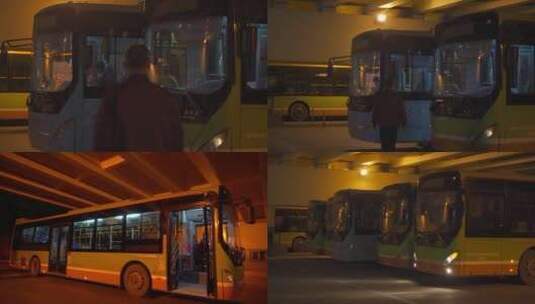 公交车 司机 发车高清在线视频素材下载