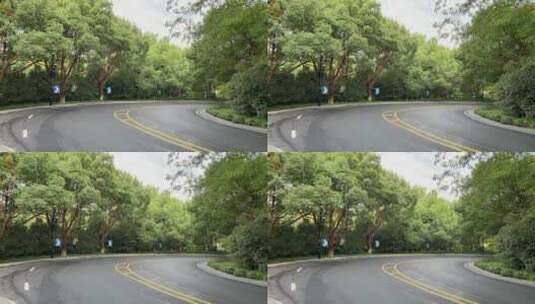 4k 森林公路交通运输高清在线视频素材下载