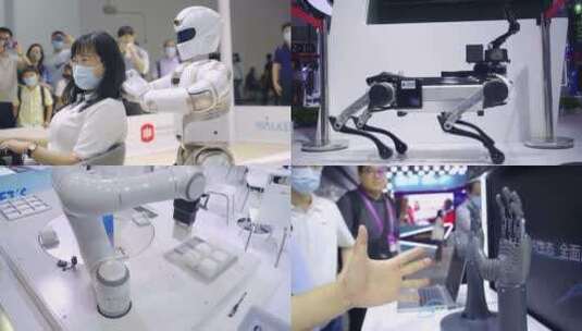 人工智能-中国科技-机器人高清在线视频素材下载