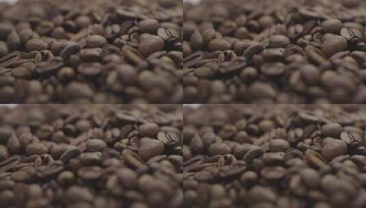 微距咖啡豆-巧克力高清在线视频素材下载