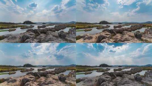 云南海峰湿地公园延时高清在线视频素材下载