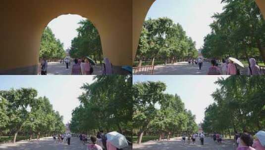 北京天坛公园大门高清在线视频素材下载