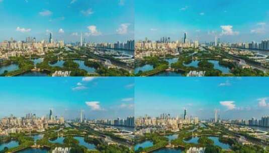 广州城市风光高清延时视频高清在线视频素材下载