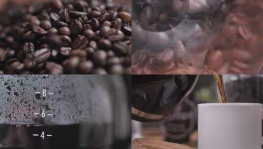咖啡制作过程高清在线视频素材下载