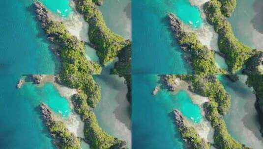 Miniloc岛的泻湖El Nido菲律高清在线视频素材下载