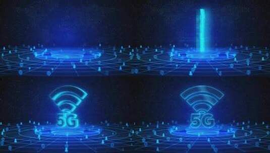 5G文本未来数字技术Ai网络空间深度学习高清在线视频素材下载